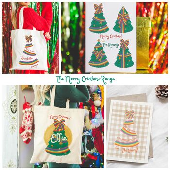 'Merry Crimbow' Personalised Christmas Mug + Hot Choc Set, 2 of 3