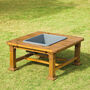 Outdoor Wooden Children's Square Messy Table, thumbnail 1 of 6