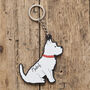 Westie Key Ring Personalisation Available, thumbnail 1 of 4