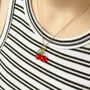 Cute Glass Cherry Necklace, thumbnail 3 of 6