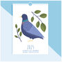 2025 Illustrated Birds Wall Calendar, thumbnail 1 of 5