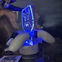 Personalised LED Light Neon Green Dual Controller Stand, thumbnail 6 of 6
