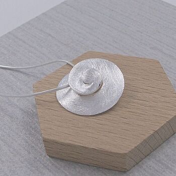 Sterling Silver Vortice Pendant, 2 of 5