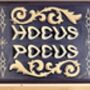 'Hocus Pocus' Wall Art Sign With Gypsy Scrolls, thumbnail 7 of 9