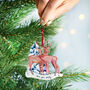 Couples Traditional Style Deer Christmas Decoration, thumbnail 1 of 5