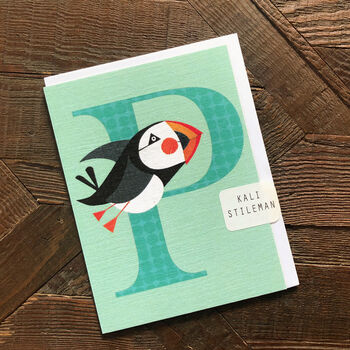 Mini P For Puffin Card, 4 of 5