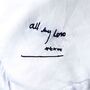 Personalised Hand Writing Linen Napkin Gift, thumbnail 9 of 9