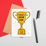 World's Best Dad Trophy Card, thumbnail 2 of 2