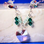 Mini Garland With Heart Crystal Pendant, thumbnail 3 of 4