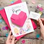 Personalised Origami Birthday Card – Mermaid Design For Daughter, Niece Or Granddaughter, thumbnail 1 of 9