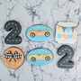 Racing Car Biscuit Gift Box, Personalised Birthday Gift, thumbnail 9 of 12