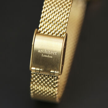 Ladies Personalised Gold Watch – Architēct Lille, 5 of 6