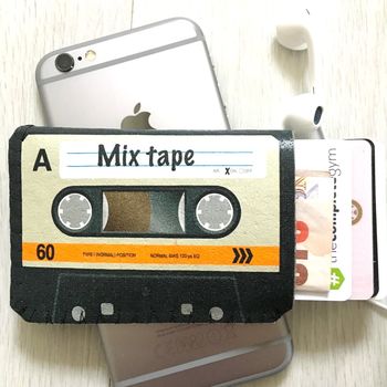 Personalised Tape Cassette Card Holder Travel, 2 of 4