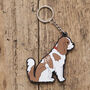 King Charles Cavalier Keyring Personalised Option, thumbnail 1 of 4