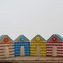 Mini Stripy Beach Hut Coastal Decor Ornament, thumbnail 1 of 10