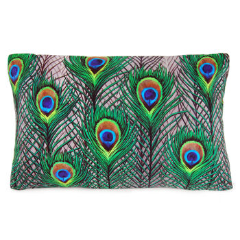 Peacock Feathers Cushion, 2 of 7
