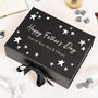 Father's Day Personalised A4 Black Gift Box, thumbnail 1 of 4