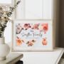 Personalised Pig Illustration Family Print With Quote, thumbnail 2 of 4