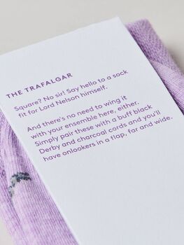 The Trafalgar – Luxury London Themed Socks, 4 of 9
