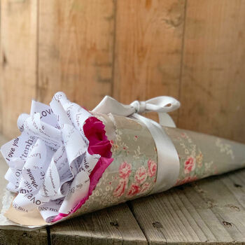 'Love You' Paper Wrapped Rose, 3 of 7