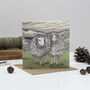 'Sheep' Christmas Card, thumbnail 1 of 2