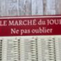 French Shopping List Pense Bete Planner Reusable Grocery Checklist, thumbnail 6 of 9