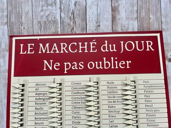 French Shopping List Pense Bete Planner Reusable Grocery Checklist, 6 of 9