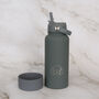 Cockapoo/ Cavapoo/ Maltipoo 30oz Water Bottle With Removable Dog Bowl In Pink/ Grey, thumbnail 5 of 7