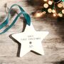 Personalised 1st Christmas Decoration, thumbnail 2 of 2