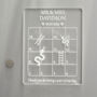 Clear Acrylic Wedding Games, Personalised Wedding Favour, thumbnail 5 of 5