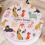 Personalised Dog Food Biscuit Treat Tin For The Home, thumbnail 2 of 7