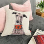 Italian Greyhound Feature Cushion, thumbnail 1 of 6