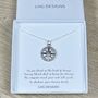 Good Luck Compass Necklace Gift, thumbnail 3 of 4