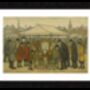 Antique Market Lowry Style Framed Art, thumbnail 3 of 3