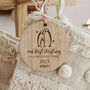 First Christmas As A Family Of Three/Four Wooden Bauble, thumbnail 6 of 6