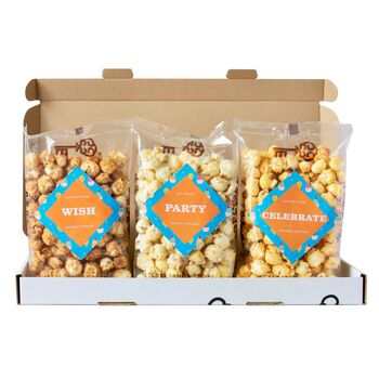'Happy Birthday' Gourmet Popcorn Letterbox Gift, 4 of 5