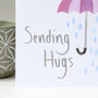 Sending Hugs Get Well Soon Card, thumbnail 3 of 7
