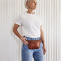 Personalised Luxury Leather Sling Bum Bag With Optional Hot Stamped Initials Or Name, thumbnail 7 of 12