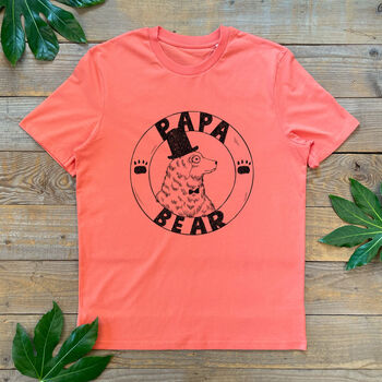 Papa Bear Handprinted T Shirt, 6 of 6