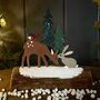 Deer, Hare And Robin Christmas Decoration, thumbnail 1 of 3