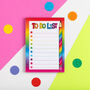 Rainbow To Do List A6 Notepad, thumbnail 1 of 8