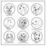 Dog Breed Portrait Wall Clocks, thumbnail 10 of 12