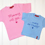 Personalised 'Will You Marry…' T Shirt And Babygrow Set, thumbnail 1 of 9