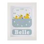 Personalised Childrens Rubber Duck Clock, thumbnail 9 of 9