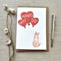Personalised Tabby Cat Mother's Day Card, thumbnail 3 of 4
