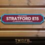 West Ham Fc Personalised Bar And Man Cave Metal Sign, thumbnail 1 of 2
