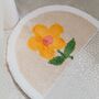 Flower Floral Fluffy Bath Shower Mat, thumbnail 1 of 2