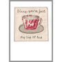 Personalised Tea Cup China 20th Anniversary Card, thumbnail 10 of 12
