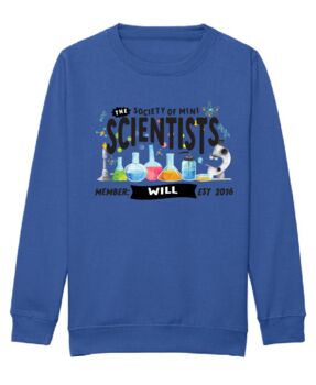 Mini Dreams Scientist Kids Sweater, 6 of 9
