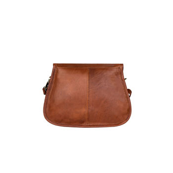 Personalised Leather Classic Saddle Bag, 5 of 10